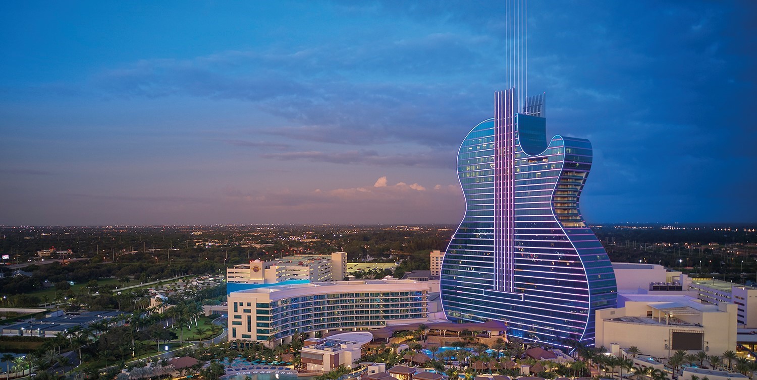 THE GUITAR HOTEL AT SEMINOLE HARD ROCK 全球首座吉他型建築