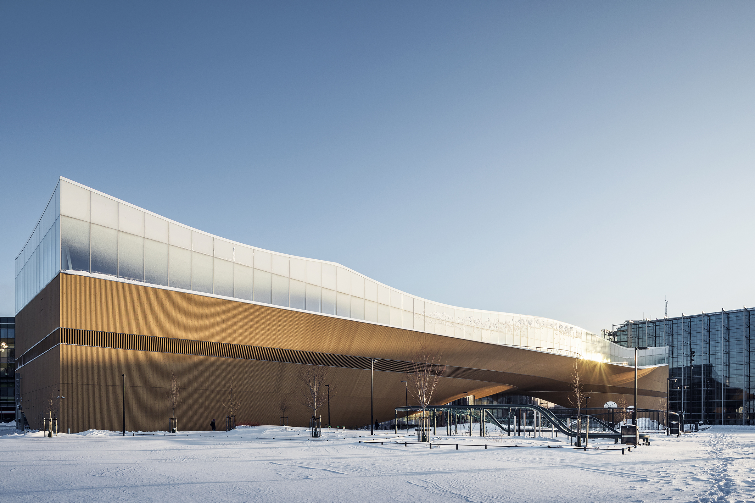 EXPLORING THE NEW LIBRARY：Helsinki Central Library Oodi 重新定義未來閱讀生活  -  流線型圖書天堂